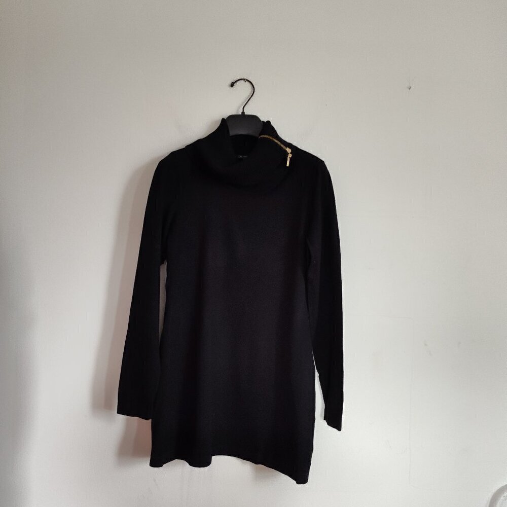 Inc Ornamental Zip Collar Sweater - Picture 1 of 3